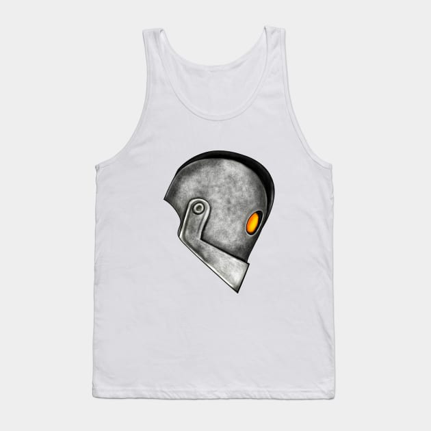 The Iron Giant Tank Top by POPITONTHEWALL